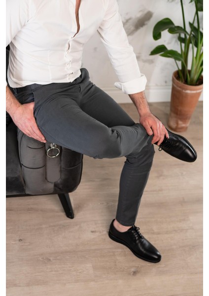 Slimfit Dar Paça Erkek Yazlık Gabardin Chino Pantolon fırsatları
