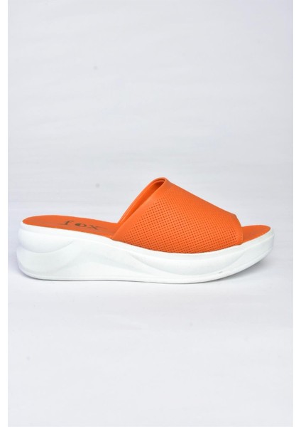P713330409 Turuncu Kalın Tabanlı Günlük Kadın Terlik fırsatları