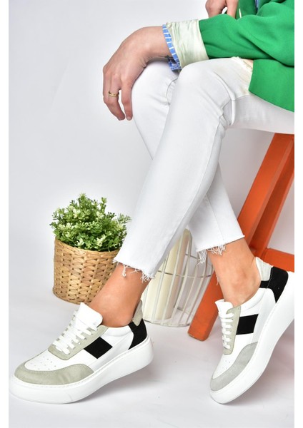 P274048809 Beyaz/siyah Günlük Kadın Spor Ayakkabı Sneakers fırsatları