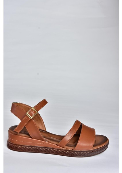 P674300709 Taba Dolgu Topuklu Günlük Kadın Sandalet indirimleri