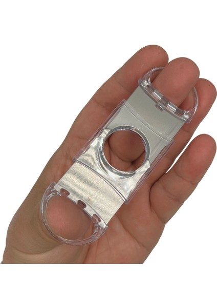 Puro Makası Büyük Kalibreli Çift Kenarlı Paslanmaz Çelik Gri indirimleri