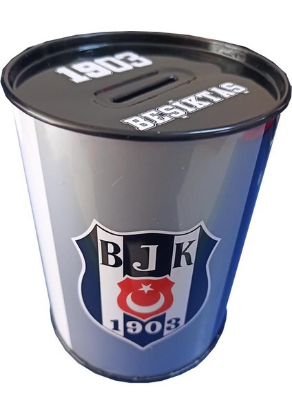 Beşiktaş Metal Kumbara Orta Boy Orjinal Lisanslı 1 Adet Bjk Kumbara Taraftar Kumbara Kara Kartal 12X9 cm