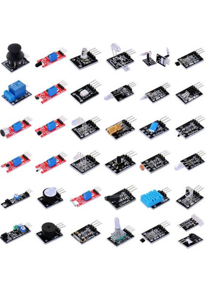 Emes Robotik 161 Parça Arduino Robotik Kodlama 37LI Sensör Setli Ultra Mega Set