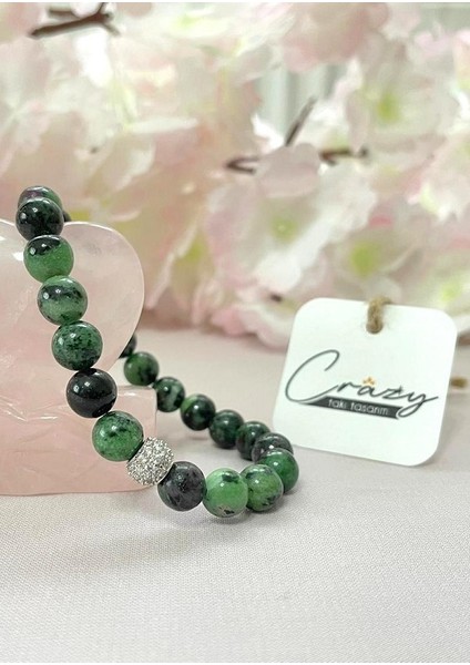 Hakiki Ruby Zoisit Doğaltaş Kadın Bileklik fiyatları