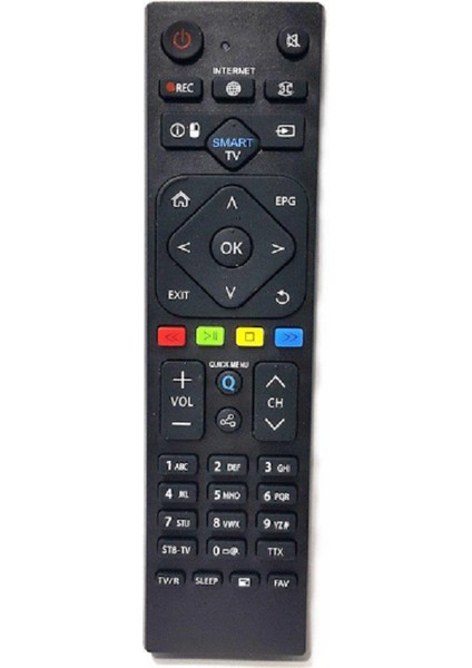 Axen AX43DIK023/1022 LCD LED Tv Kumanda Smart Tuşlu Uzaktan Kumanda