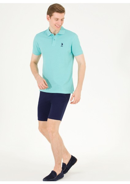 Normal Bel Regular Fit Lacivert Erkek Bermuda Şortrt DESTA23Y