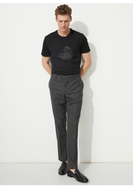 Normal Bel Normal Paça Regular Fit Antrasit Erkek Pantolon PN1014400317