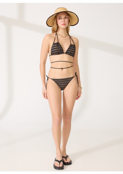 People By Fabrika Siyah Kadın Bikini Takım 211-186