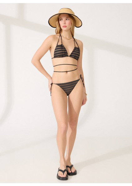 People By Fabrika Siyah Kadın Bikini Takım 211-186