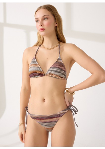 People By Fabrika Çok Renkli Kadın Bikini Takım 210-1069