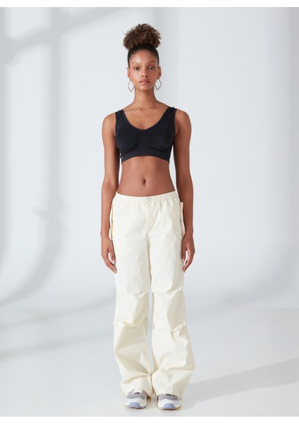 Yüksek Bel Normal Bej Kadın Pantolon 12234805 indirimleri