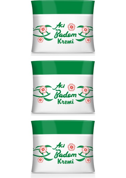 Acıbadem Kremi Kavanoz 70 ml 3 Adet