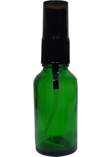 10 Adet 30 ml Yeşil Spreyli Boş Cam Şişe