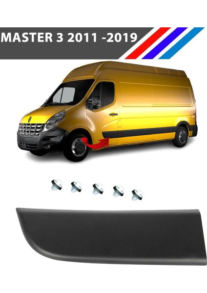 - Renault Master 3 Ön Sol Kapı Çıtası Klipsli 2011 - 2019 808200149R