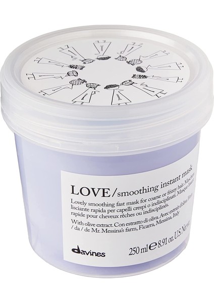 Dehc Love Smoothing Instant Mask Kabarma Önleyici Hızlı Saç Maskesi 250 ml