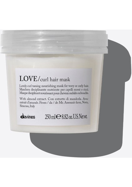 Love Curl Hair Mask Buklebelirginleştiren Nemlendiren Saç Maskesi 250 ml