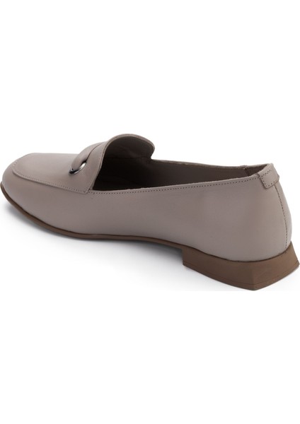 Kadın Hakiki Deri Günlük Rahat Klasik Şık Loafer - Babet Ayakkabı