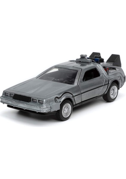 Time Machine Back To The Future 1, 1:32 Ölçek Die Cast Metal Lisanslı Araba