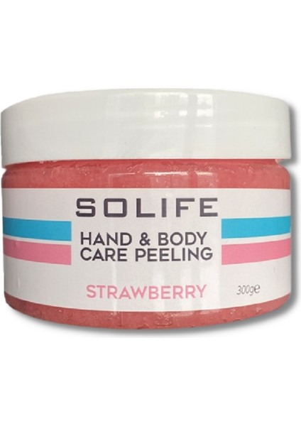 Strawberry Scrub Çilekli El ve Vücut Peeling 300 gr