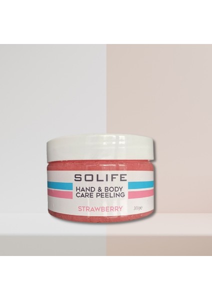 Strawberry Scrub Çilekli El ve Vücut Peeling 300 gr