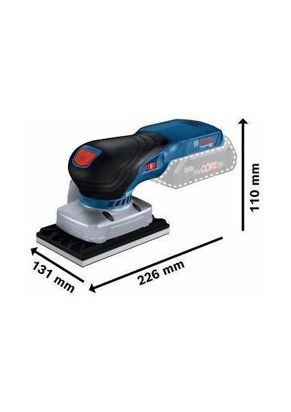 Gss 18V-13 Titreşimli Zımpara Solo