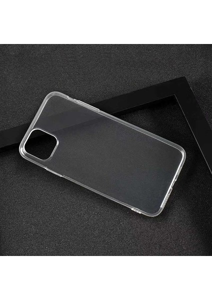 Apple iPhone 11 Pro Max Şeffaf Kılıf Yumuşak Ince Tasarımlı Kapak (Süper)
