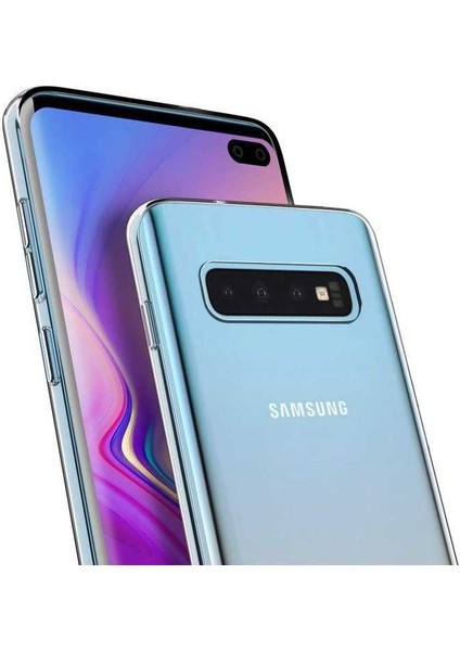 Samsung Galaxy S10 Şeffaf Kılıf Yumuşak Ince Tasarımlı Kapak (Süper) indirimleri