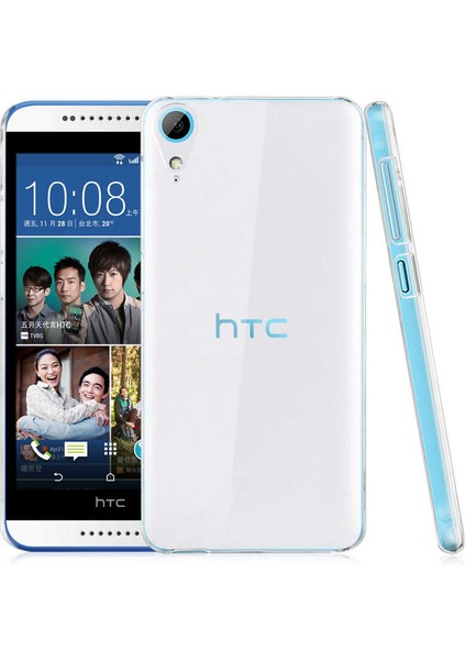 Htc Desire 830 Şeffaf Kılıf Yumuşak Ince Tasarımlı Kapak (Süper)