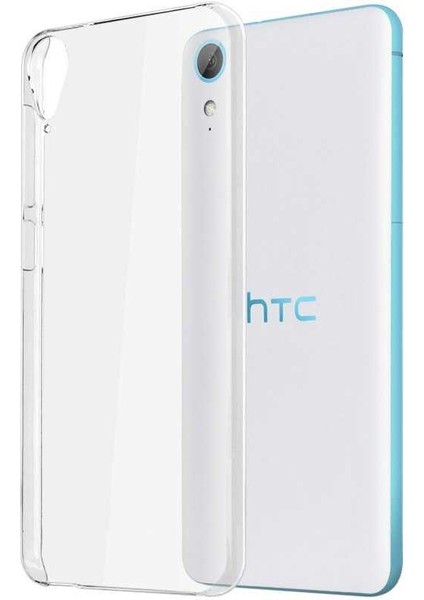 Htc Desire 830 Şeffaf Kılıf Yumuşak Ince Tasarımlı Kapak (Süper)