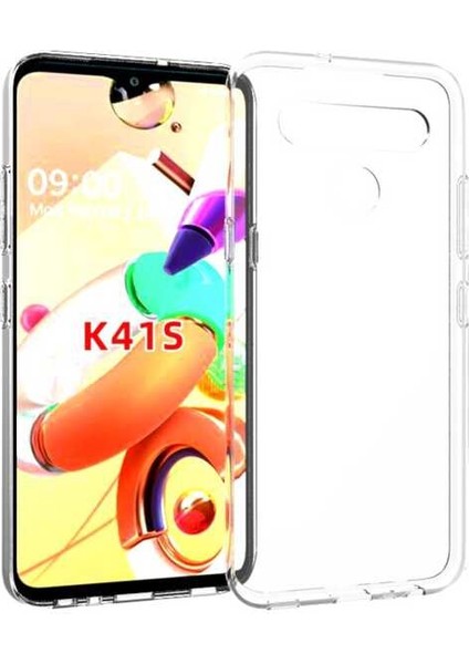 Lg K41S Şeffaf Kılıf Yumuşak Ince Tasarımlı Kapak (Süper)