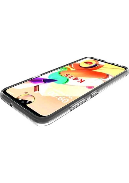 Lg K41S Şeffaf Kılıf Yumuşak Ince Tasarımlı Kapak (Süper)