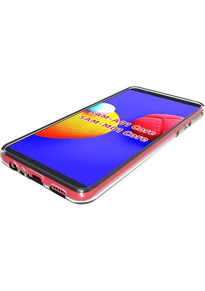 Samsung Galaxy A01 Core Şeffaf Kılıf Yumuşak Ince Tasarımlı Kapak (Süper) indirimleri