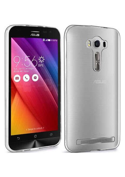 Asus Zenfone 2 Laser ZE500KL Şeffaf Kılıf Yumuşak Ince Tasarımlı Kapak (Süper) fiyatları