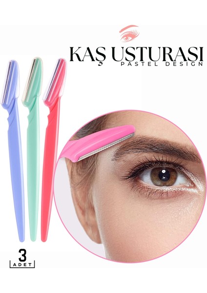 Kaş Usturası 3 Adet Pastel Design 718324