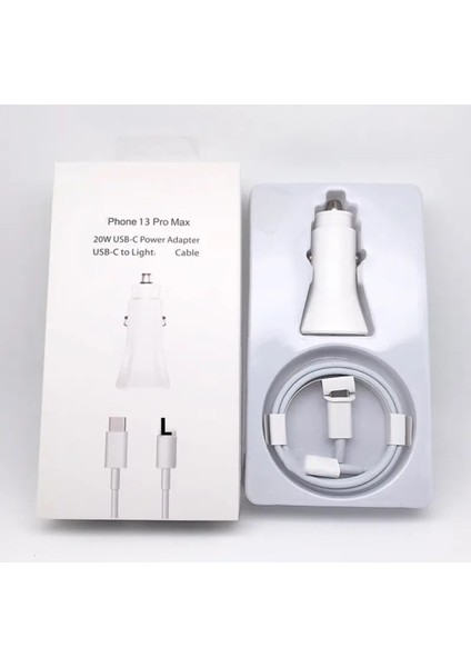 Iphone Uyumlu 20W Araç Çakmaklık Şarj Aleti 11-12-13-14 Ligtning Tüm Telefonlara Uyumlu Type-C Çıkış fiyatları