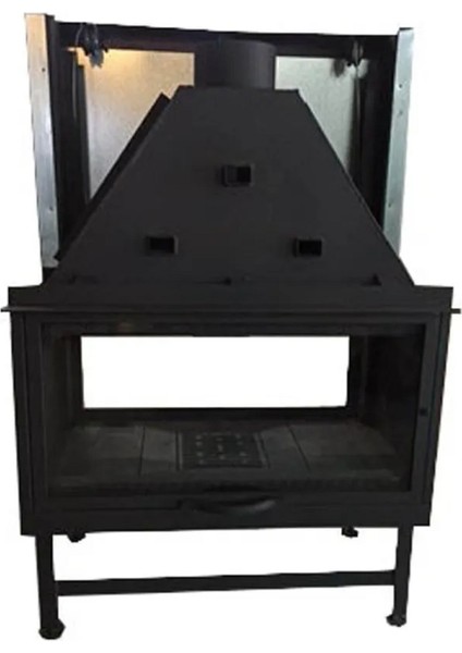 Asansörlü Tünel Çelik Hazne Şömine Haznesi 80 cm