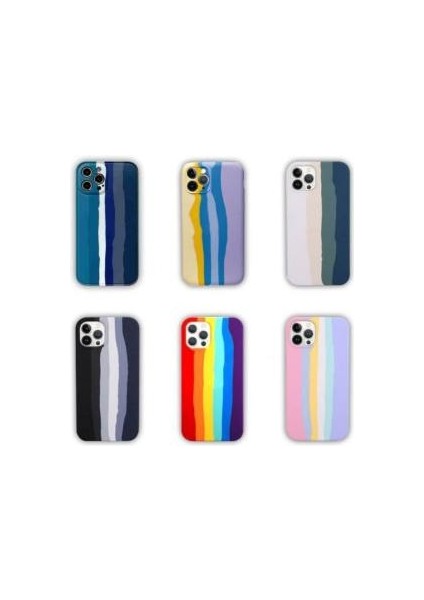 Iphone 12 Pro Max Rainbow Telefon Kılıfı
