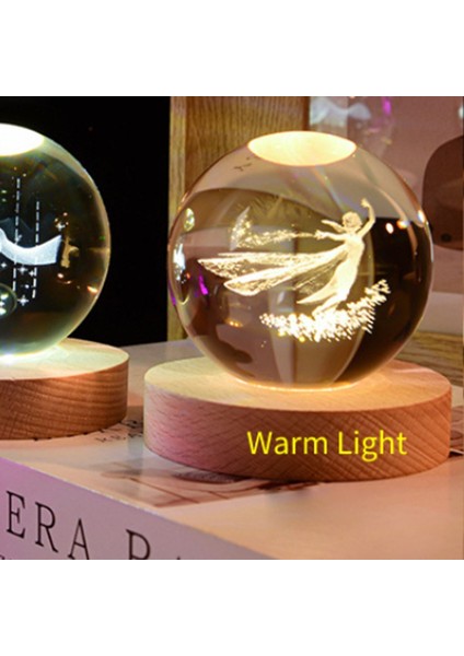 Işıklı Ahşap Kaideli Elsa Temalı Cam Küre 6cm modelleri