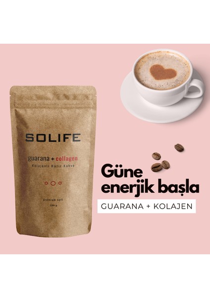 Guarana ve Kolajenli Hazır Kahve Premium Soft 250 gr