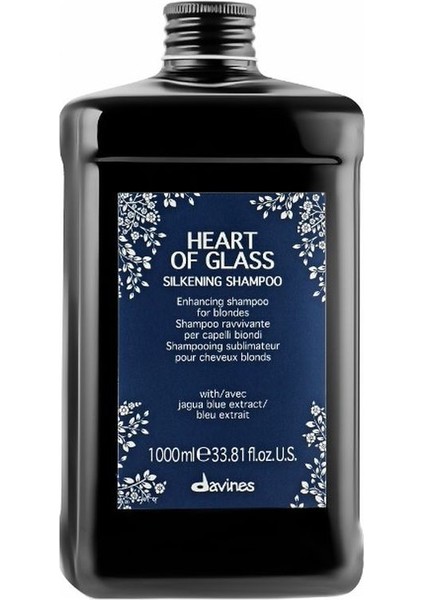 Heart Of Glass Silkening Shampoo Sarışınlık Geliştirici Şampuan 1000 ml
