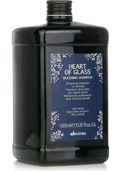 Vegan Heart Of Glass Silkening Shampoo Sarı Saçlara Özel Şampuan 1000 ml