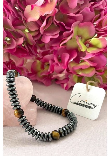 Hematit&kaplan Gözü Doğaltaş Erkek Bileklik fiyatları