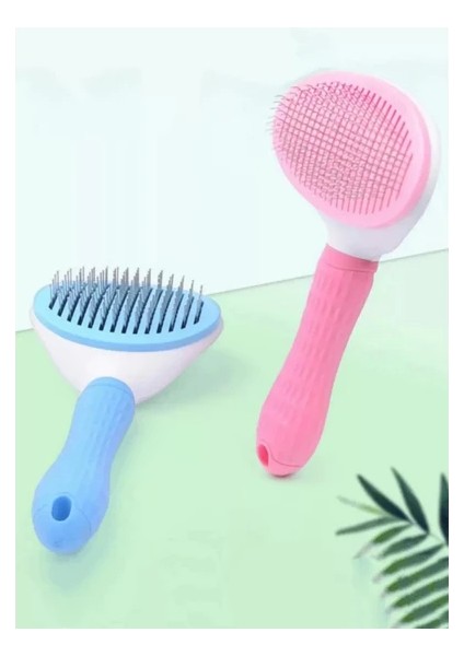 Kedi Fırça & Tarak Otomatik Temizlenen Tuşlu Evcil Hayvan Köpek Kıl Tüy Toplayıcı Pembe Tarak modelleri