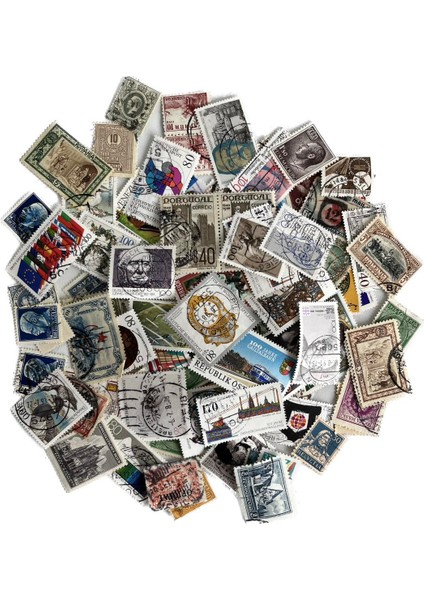 Uluslararası Yabancı Posta Pulu Lotu 300 Adet