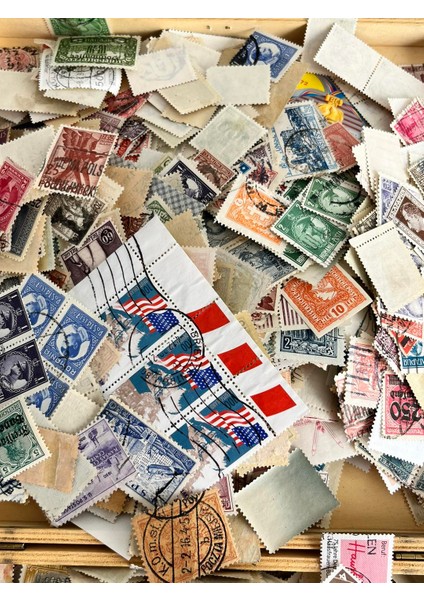 Uluslararası Yabancı Posta Pulu Lotu 300 Adet fırsatları