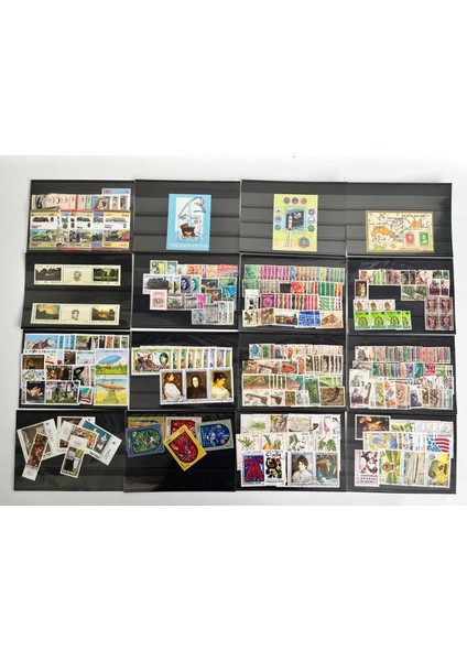 Yabancı Posta Pulu Lotu 1000 Adet B015 modelleri