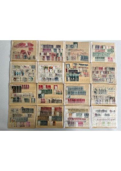 Yabancı Posta Pulu Lotu 870 Adet B012 fiyatları