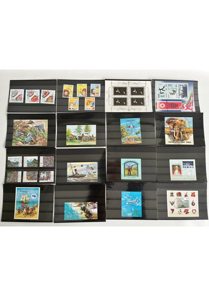 Yabancı Posta Pulu Lotu 500 Adet B014 modelleri