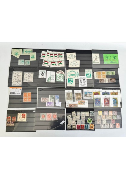 Yabancı Posta Pulu Lotu 240 Adet B018 modelleri