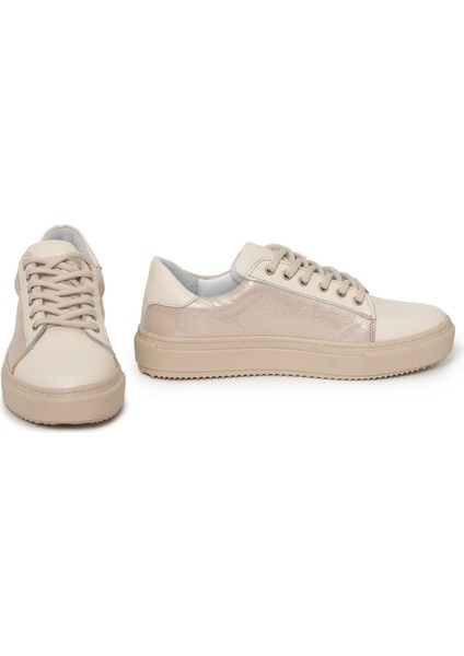 Kadın Hakiki Deri Günlük Spor Ayakkabı Sneakers